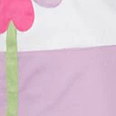 Smak Parlour Retro Style White & Lavender Love Flower Power Shift Dress