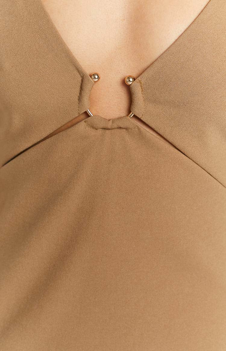 Conquer Latte Midi Dress