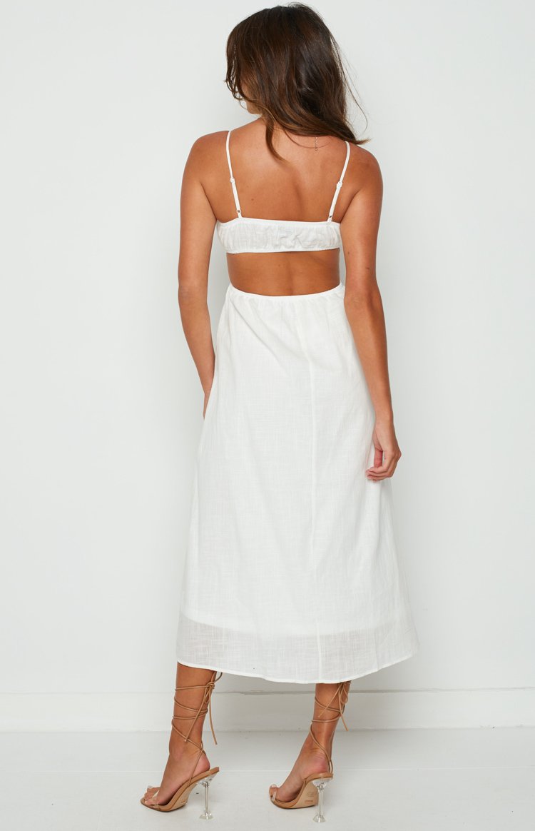 Iver Cut Out Dress White