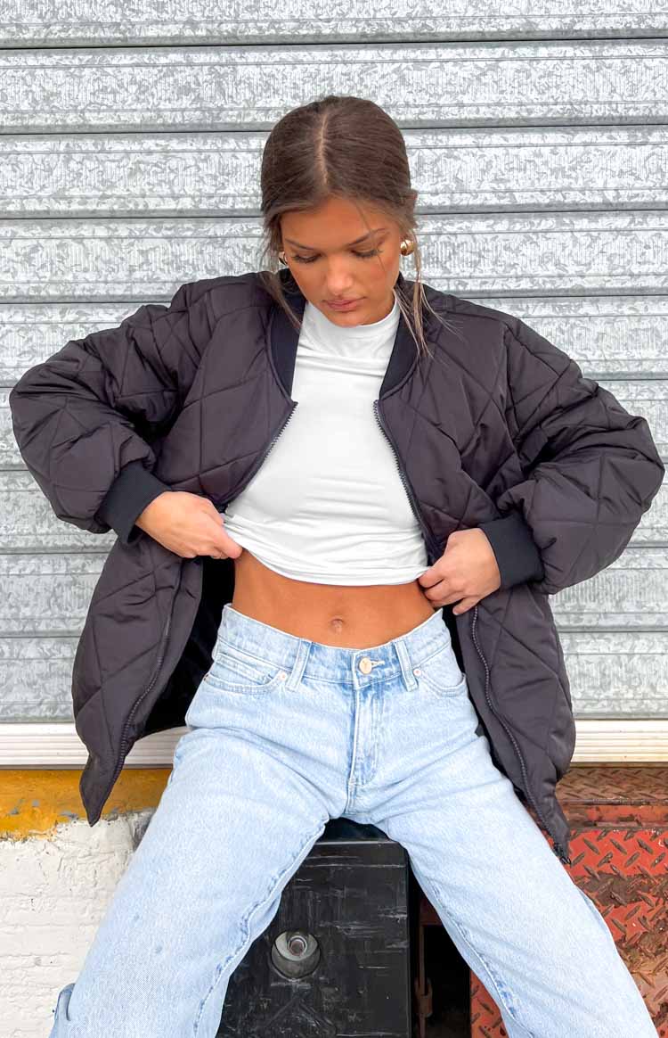 Ramona Black Puffer Jacket