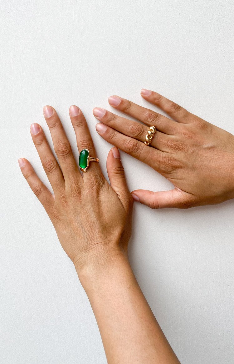 Eclat Belle Ring Gold Set