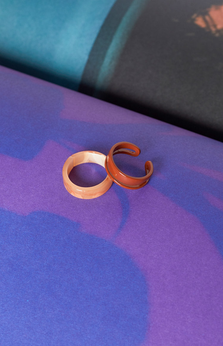 Eclat Peachy Ring Set