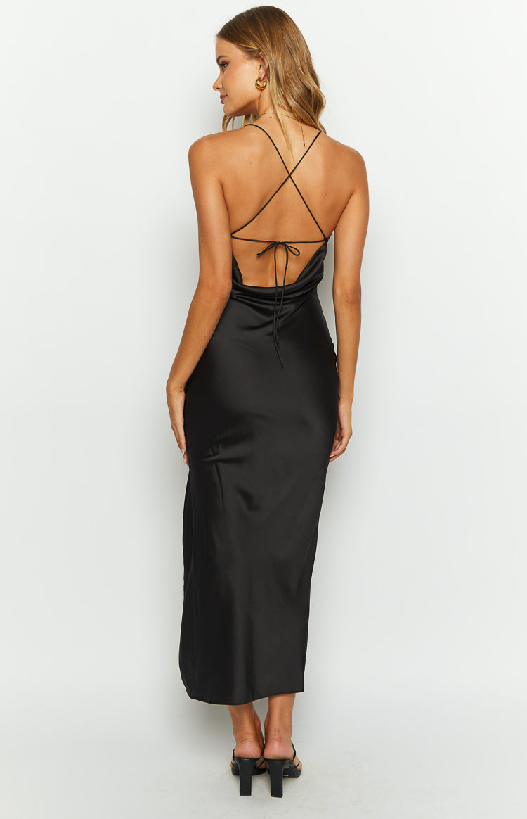 Eternal Black Formal Maxi Dress