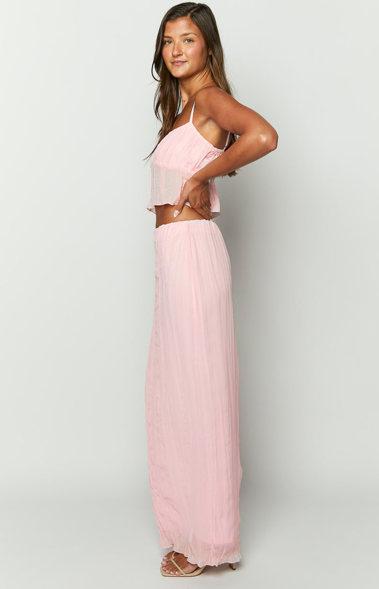 The Moment Pink Maxi Skirt