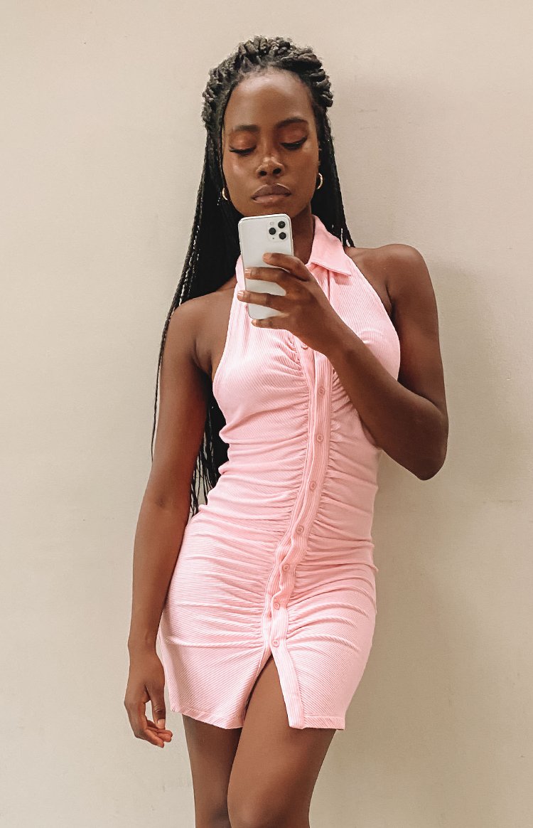 Lemonade Mini Dress Pink