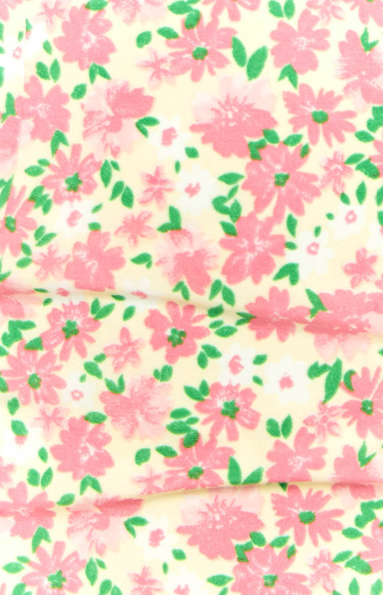 Ariana Pink Floral Mini Dress