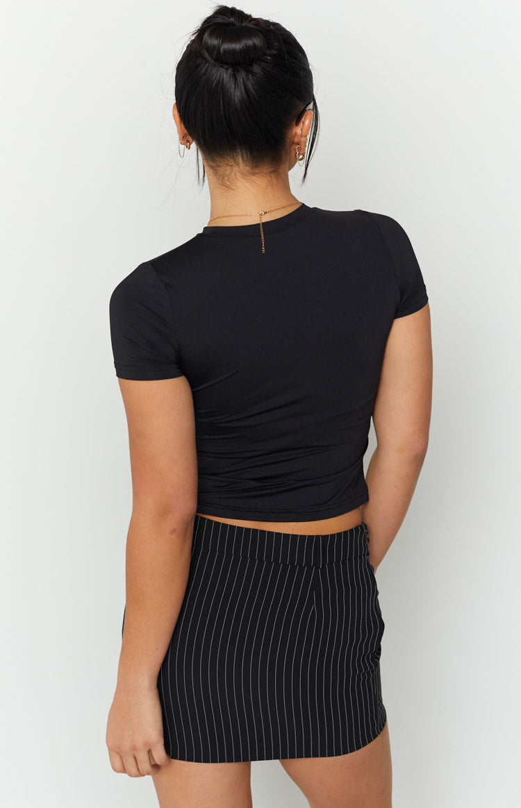 Albertine Black Tee