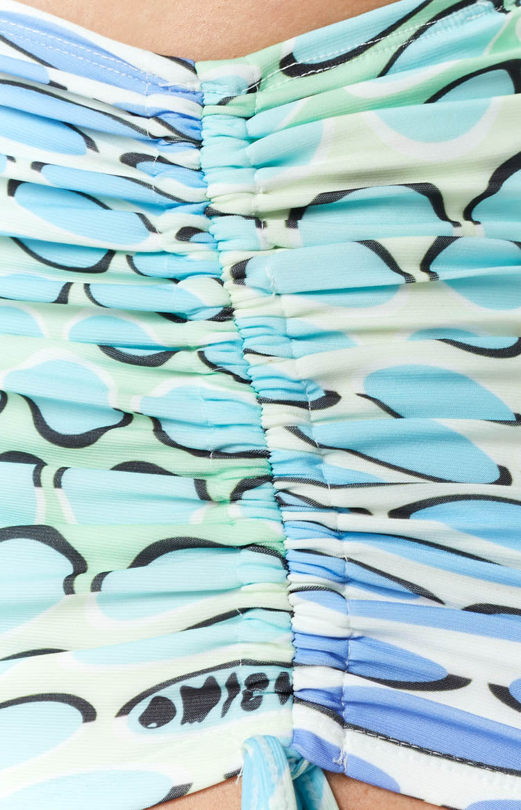 OMIGHTY The Warp Mini Skirt Blue Gradient