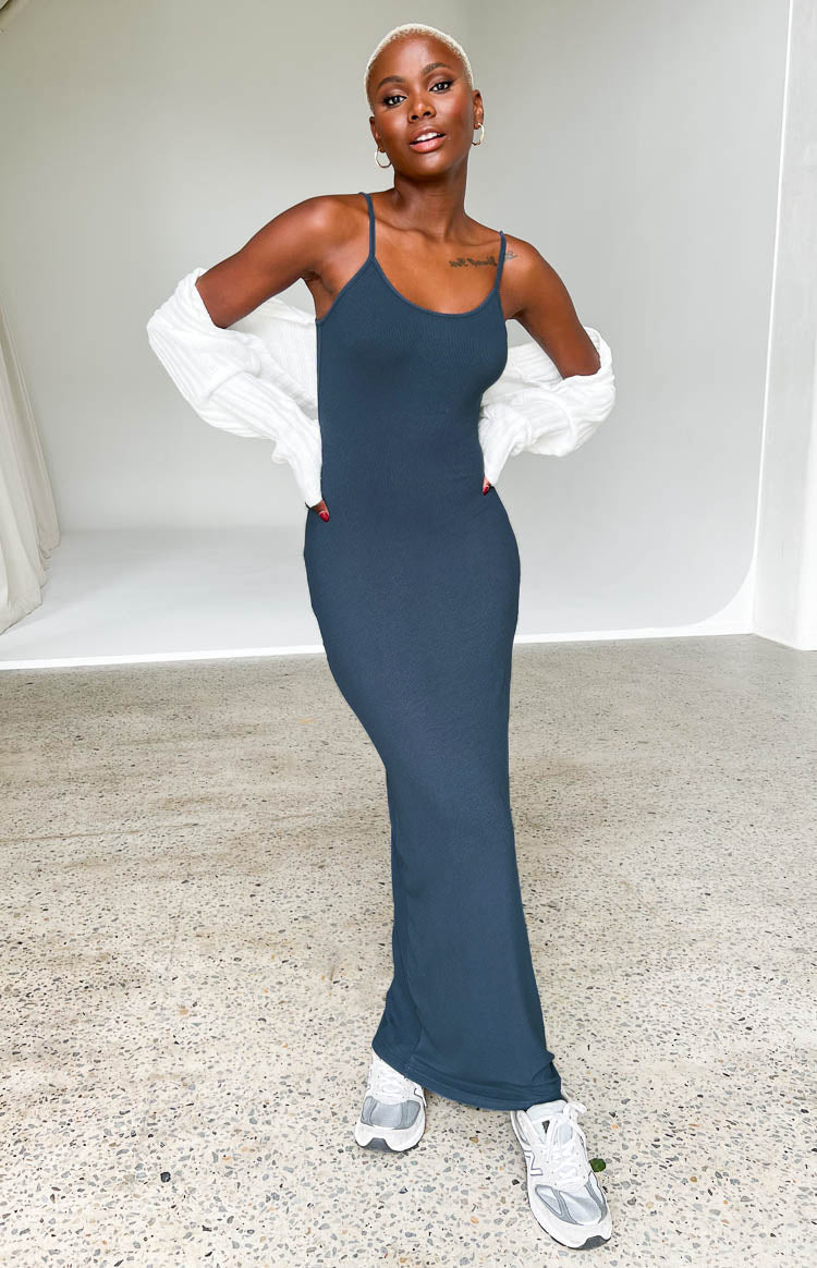 Melrose Navy Maxi Dress