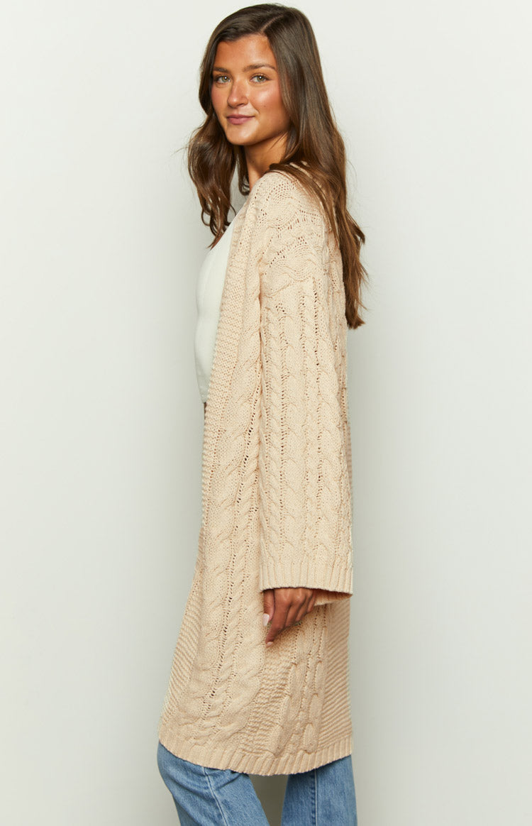 Shanda Cream Knit Cardigan