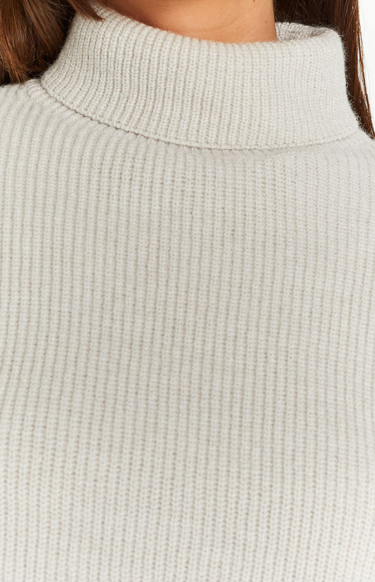 Corby Grey Cropped Sweater