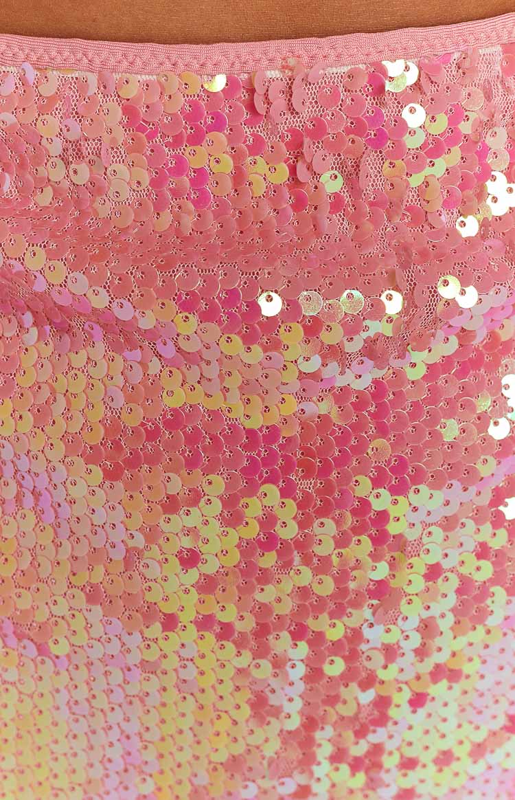Nyra Pink Sequin Bottoms