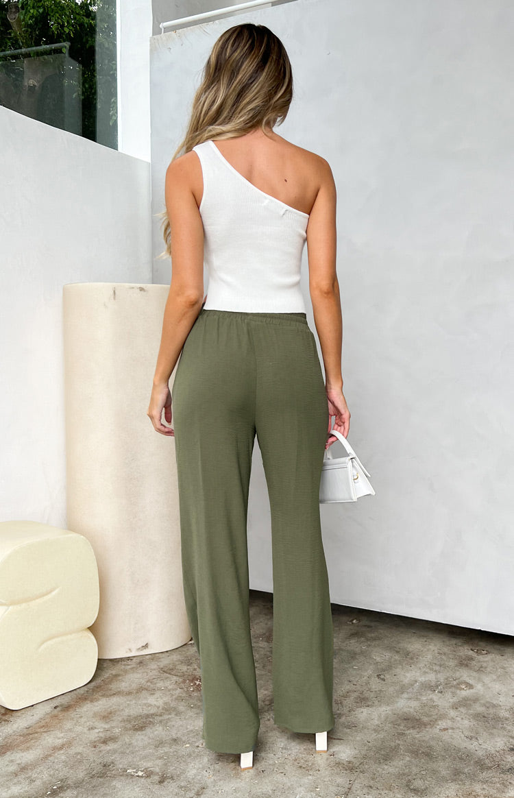 Radley Khaki Waist Tie Pants