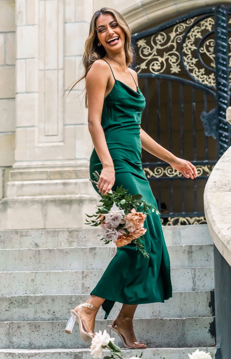 Adina Emerald Maxi Formal Dress