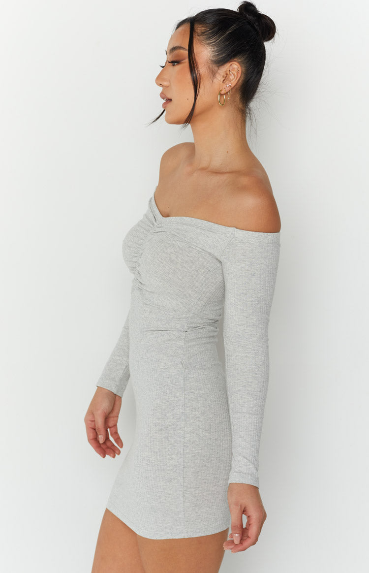 Amarie Grey Mini Dress