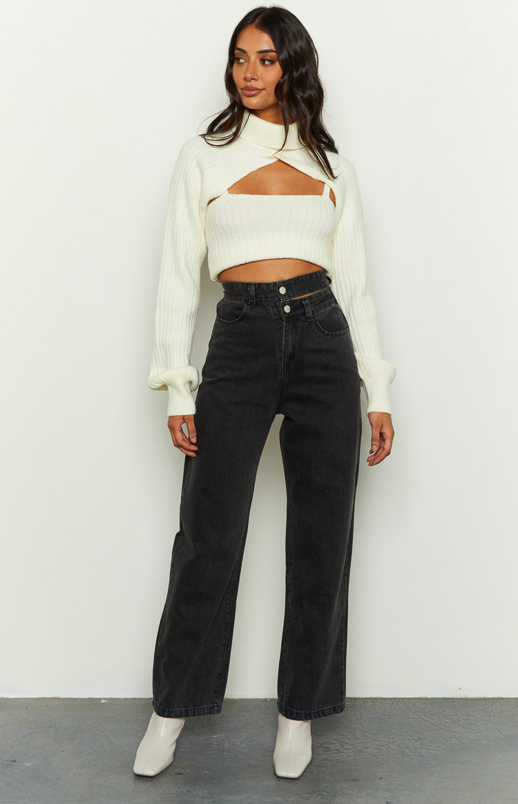 Edge Black Denim Jeans