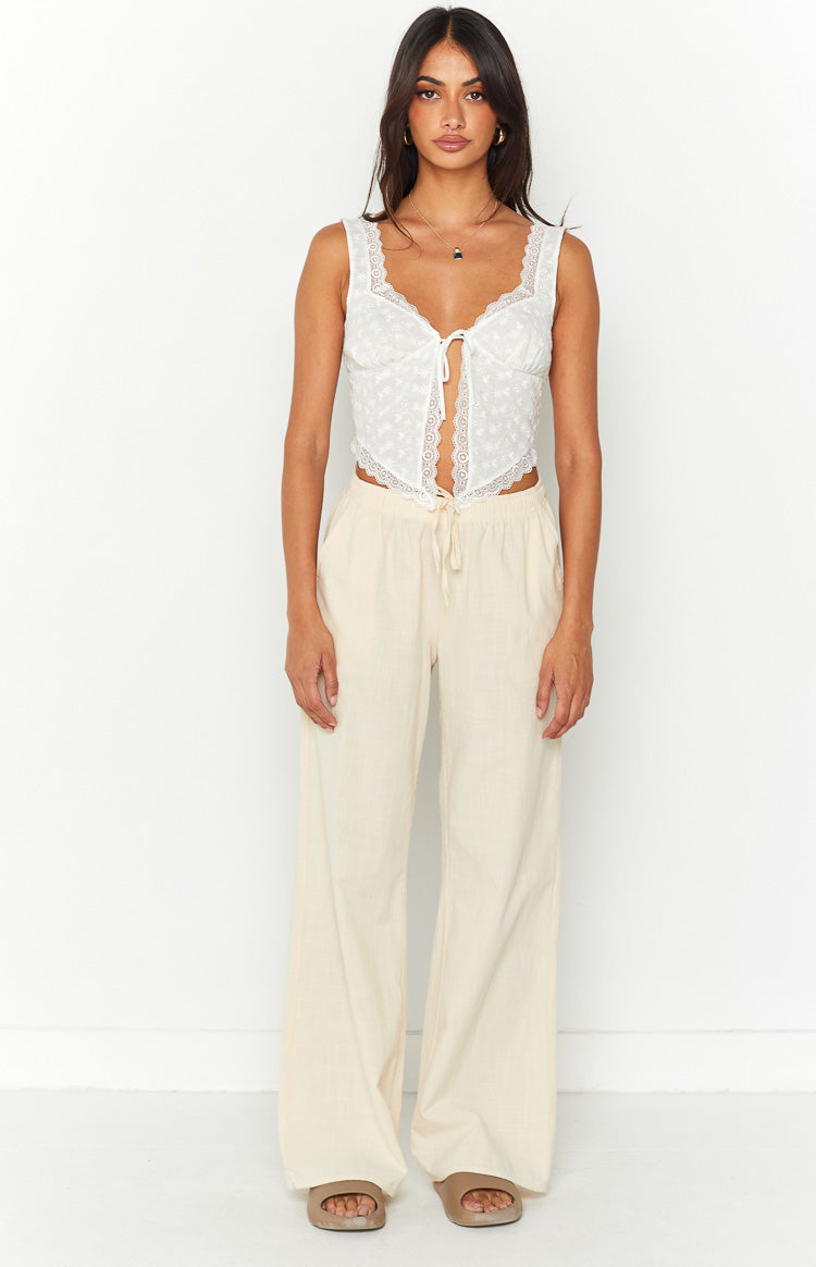 Ray Oat Linen Pants