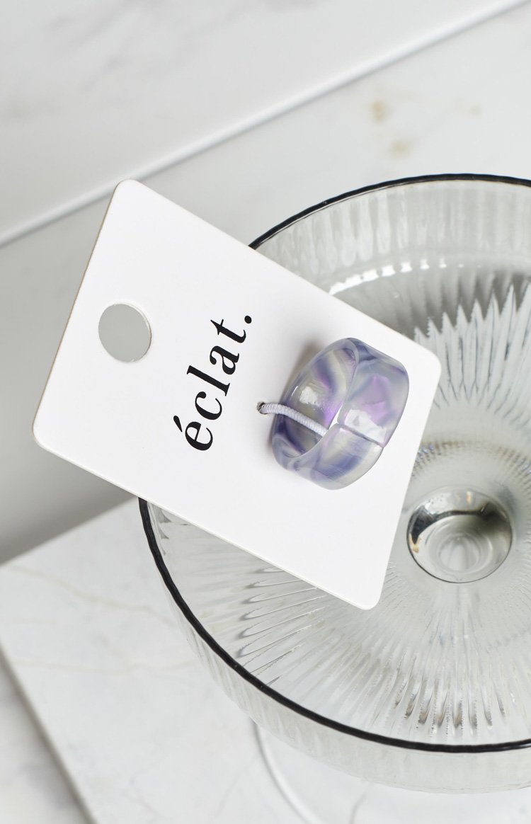 Eclat Illusions Ring Purple