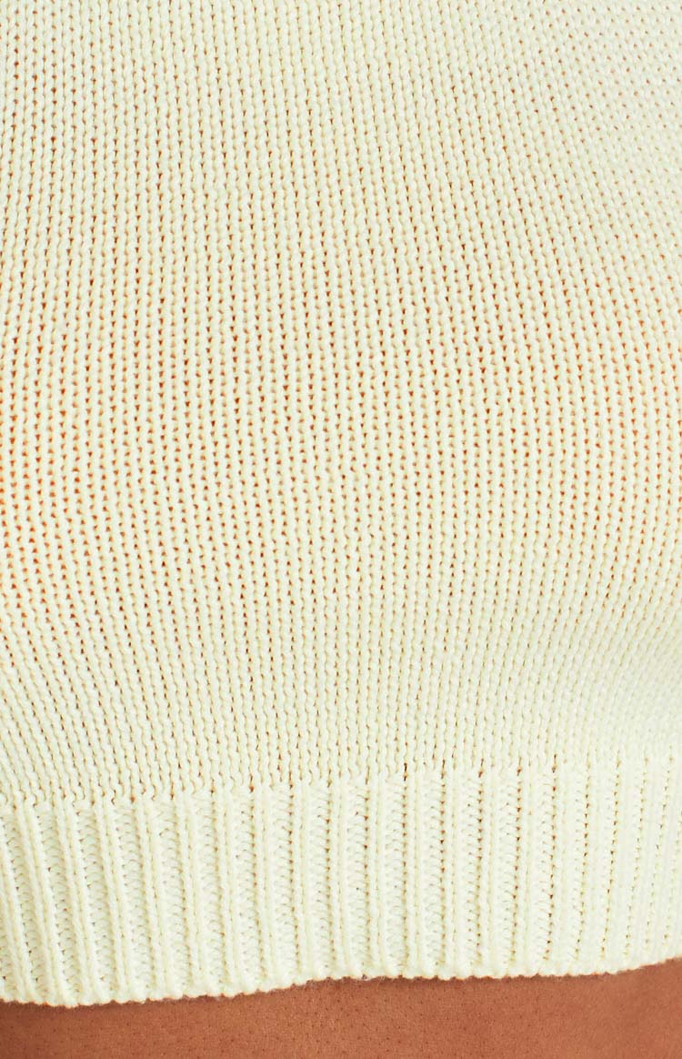 Trixie Cream Back Strap Top