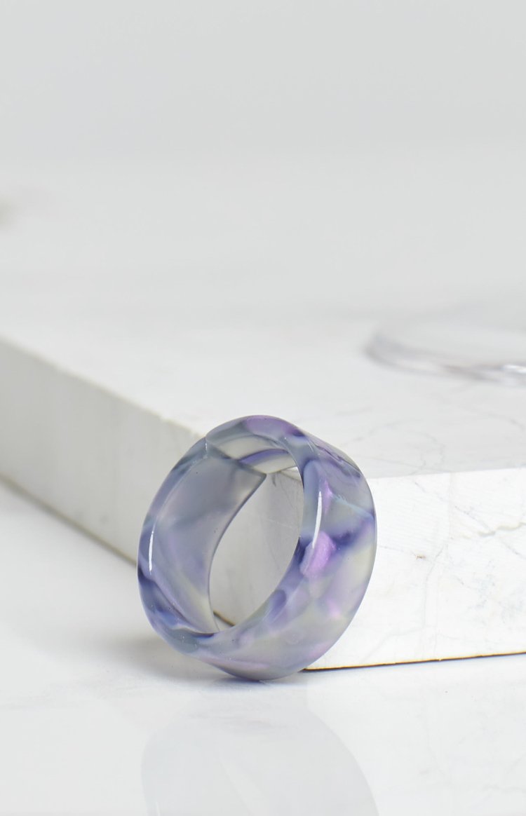 Eclat Illusions Ring Purple