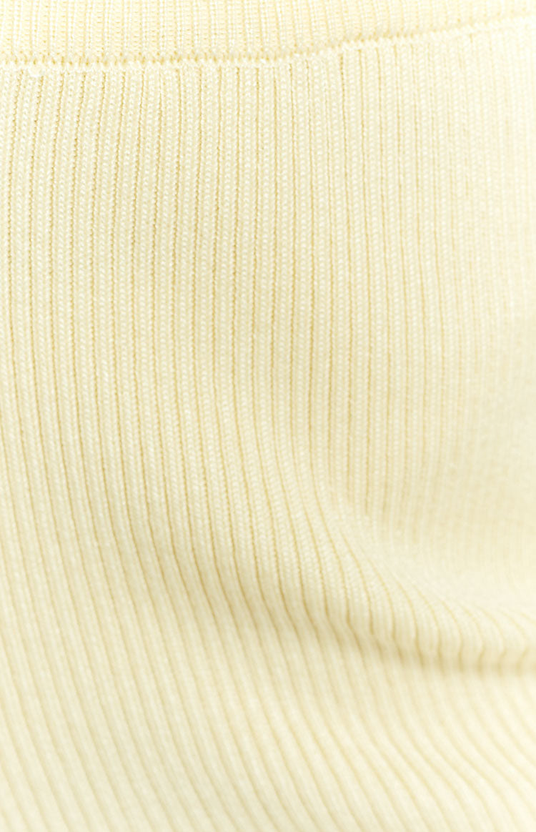 Winter Yellow Knit Pants
