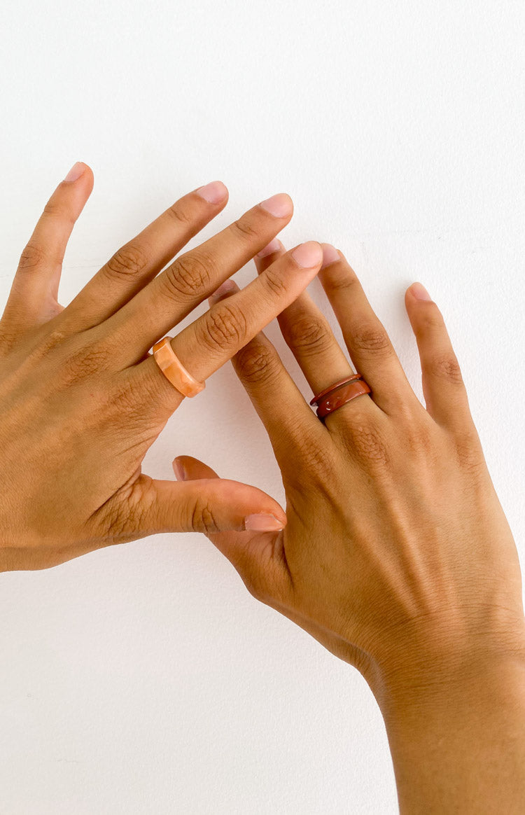 Eclat Peachy Ring Set