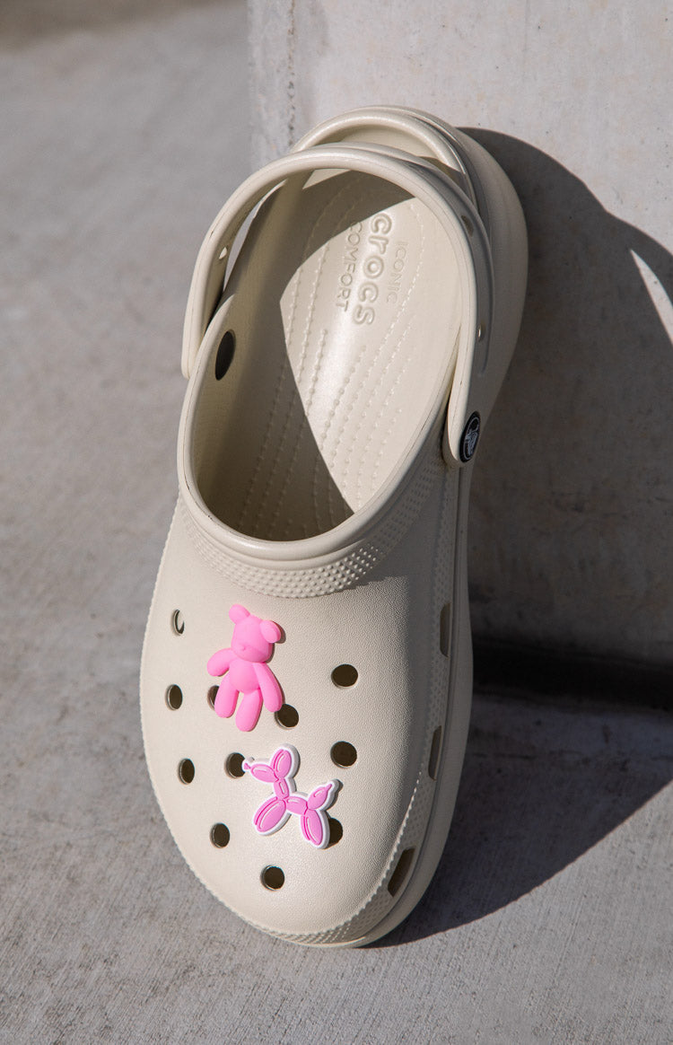 Teddy Pink Shoe Charm