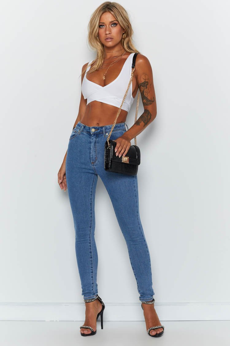 Abrand A High Skinny Ankle Basher LA Blues