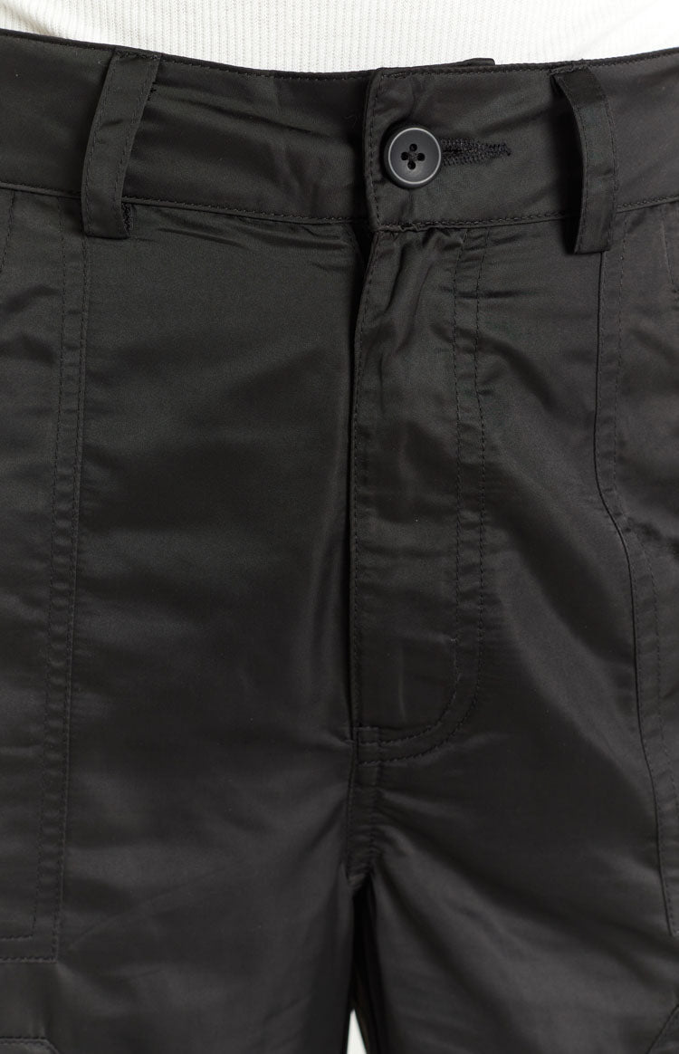 Hartley Black Nylon Pants