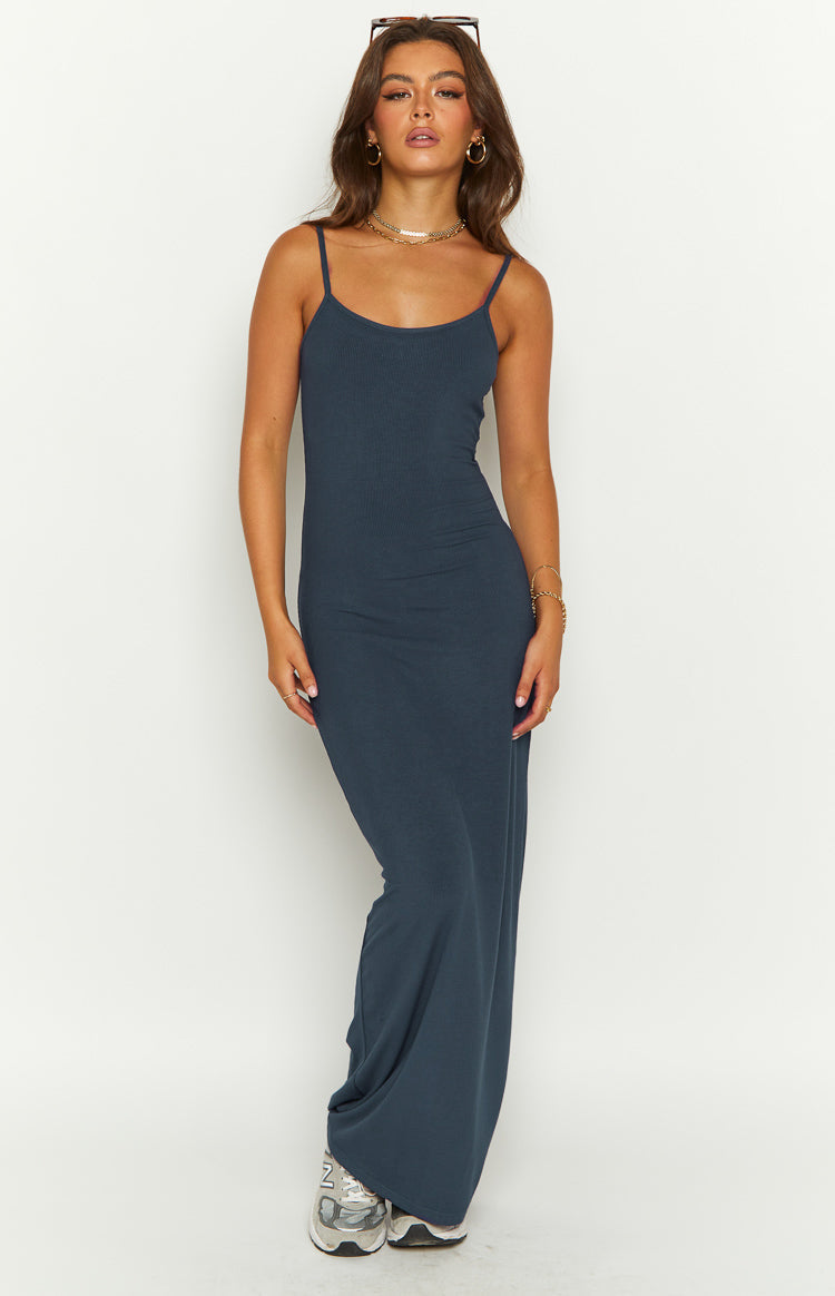 Melrose Navy Maxi Dress