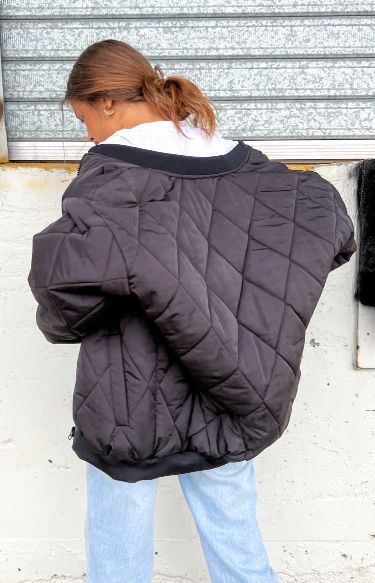 Ramona Black Puffer Jacket