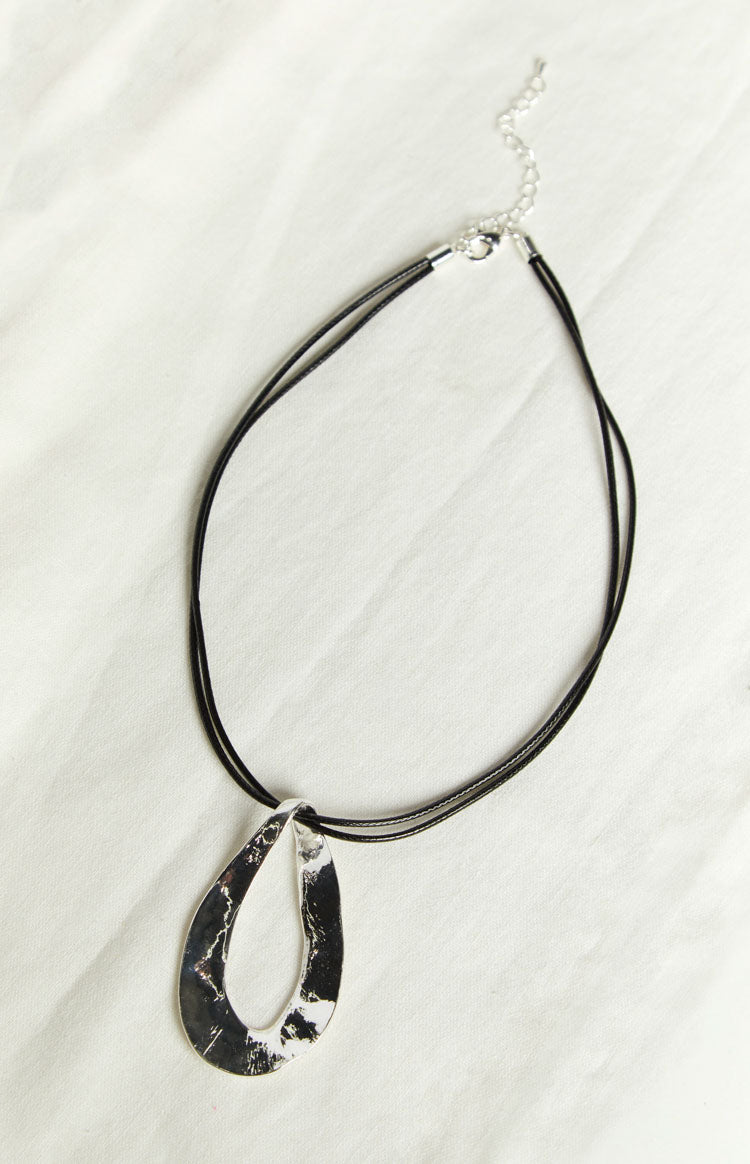 Jasmyn Silver Pendant Necklace