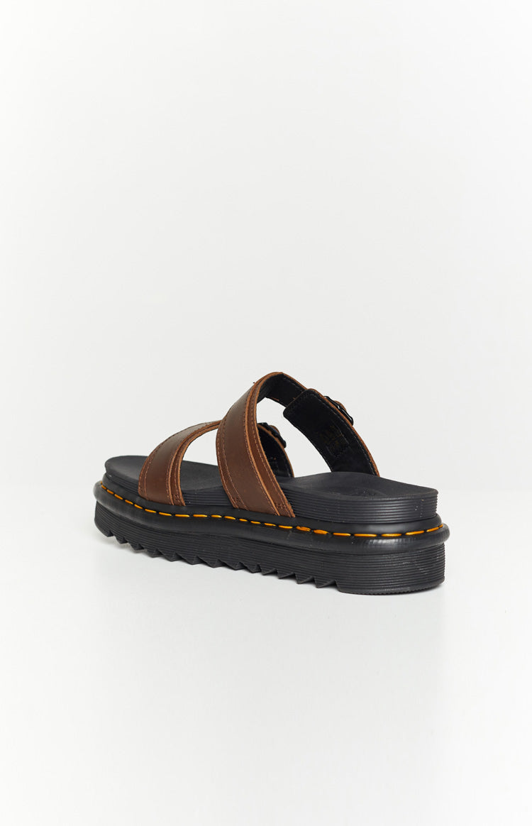 Dr. Martens Myles Slide Sandal Dark Brown