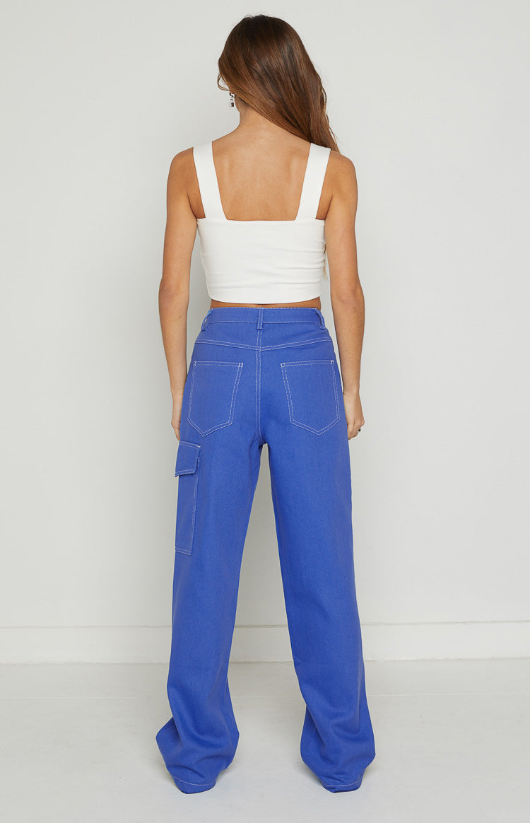 Lolita Blue Contrast Jeans