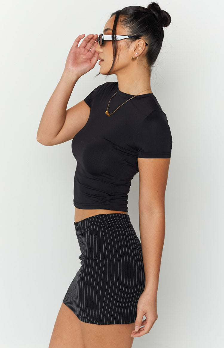 Albertine Black Tee