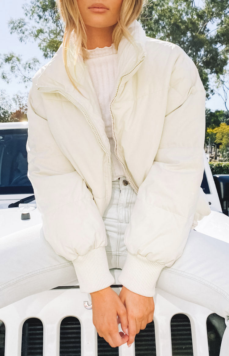 Remi Puffer Jacket White
