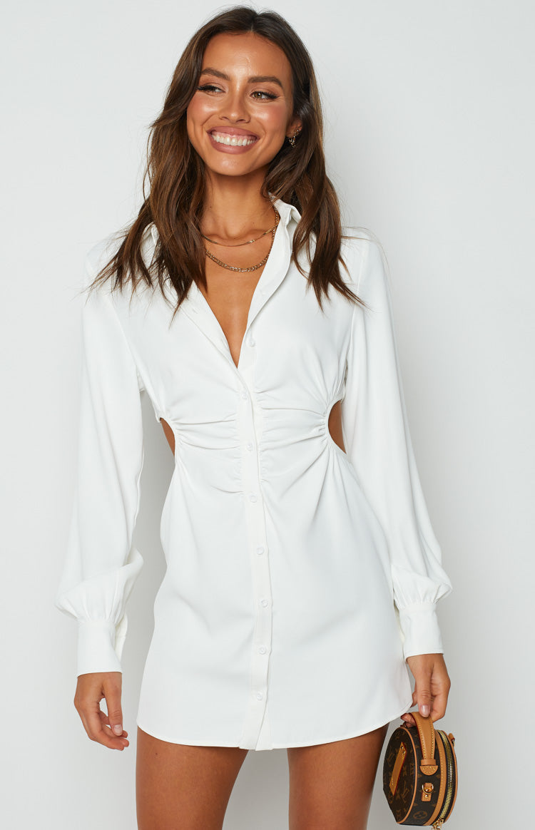 Boss Chick White Mini Dress