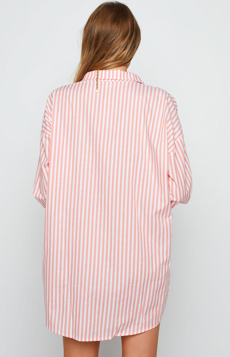 Nantes Shirt Dress Pink