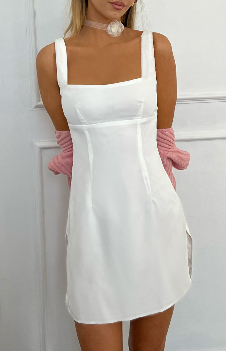 Londyn White Mini Dress