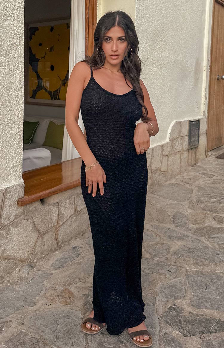 Ezra Black Maxi Dress