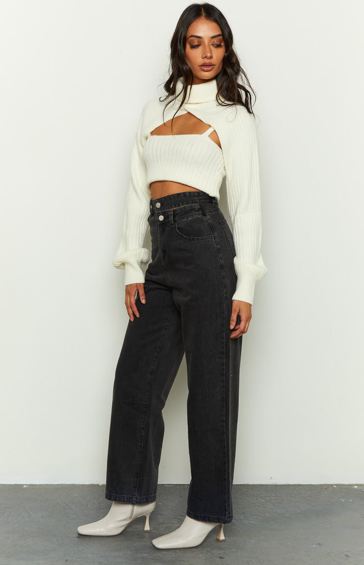 Edge Black Denim Jeans