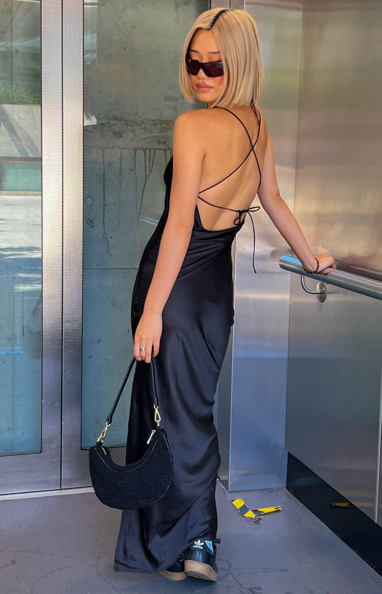 Eternal Black Formal Maxi Dress