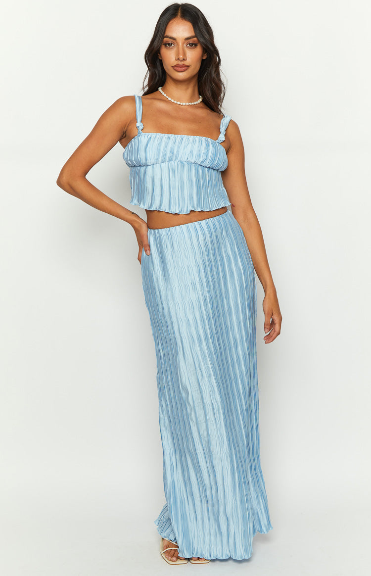 That Occasion Blue Maxi Skirt