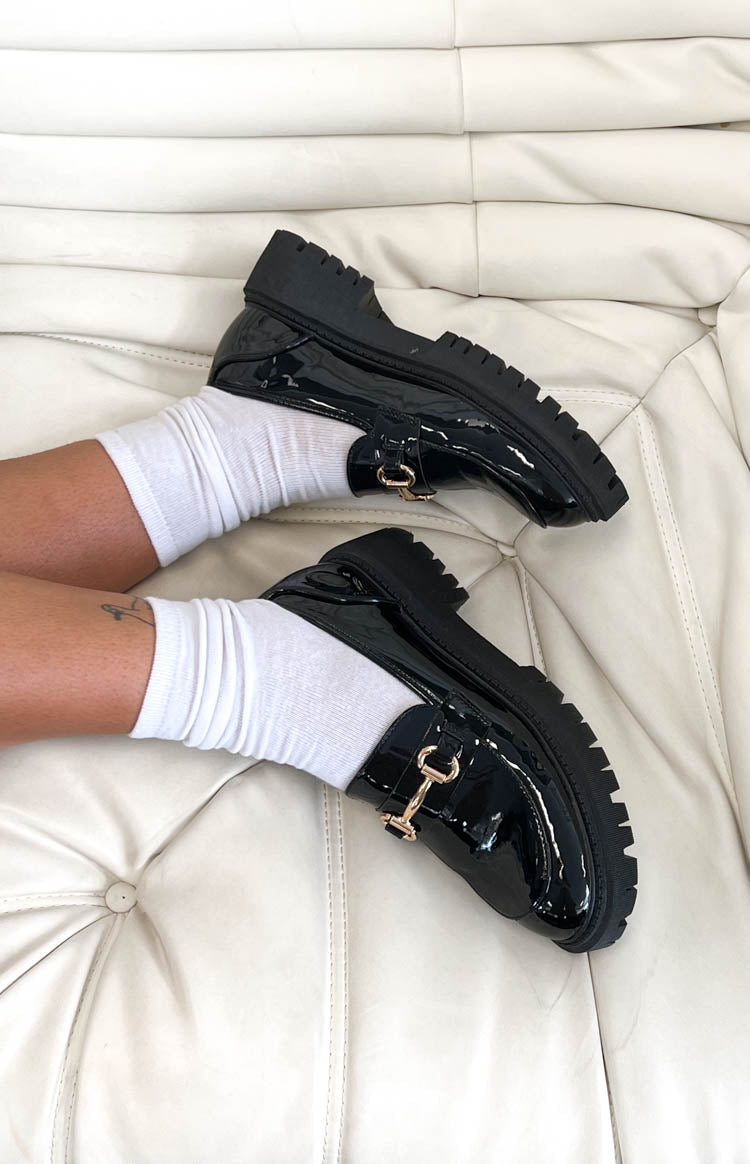 Therapy Extra Black Patent Loafers