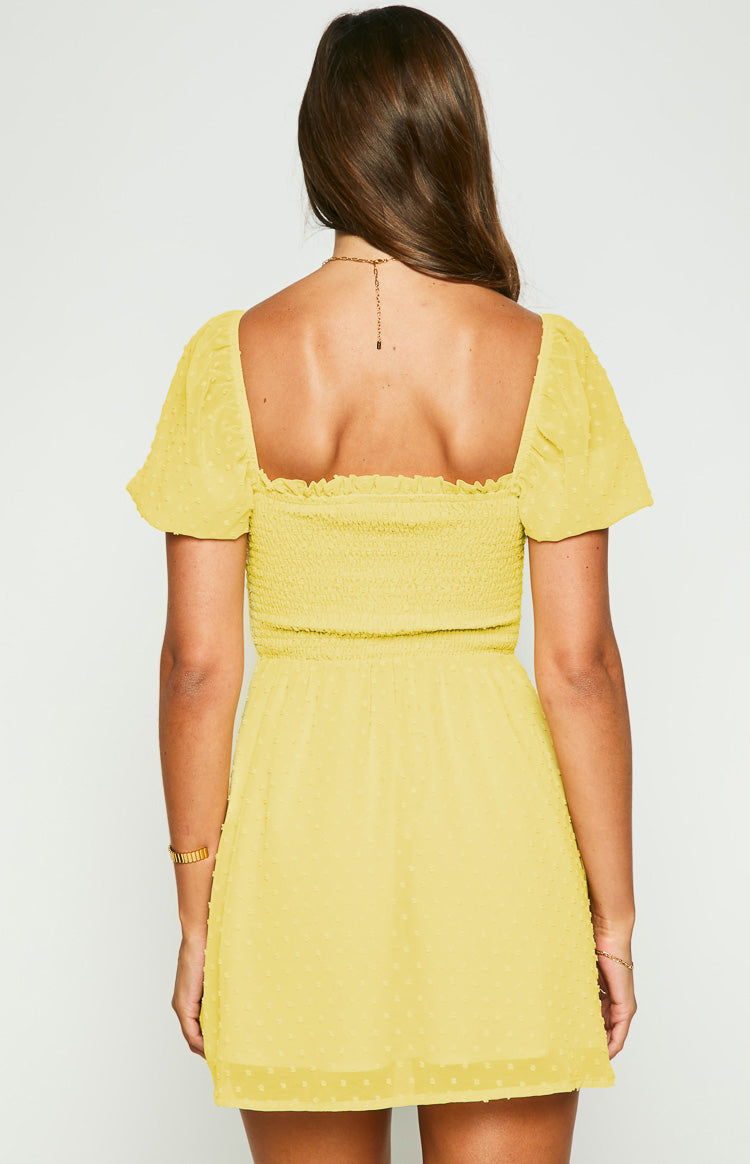 Noel Yellow Mini Dress