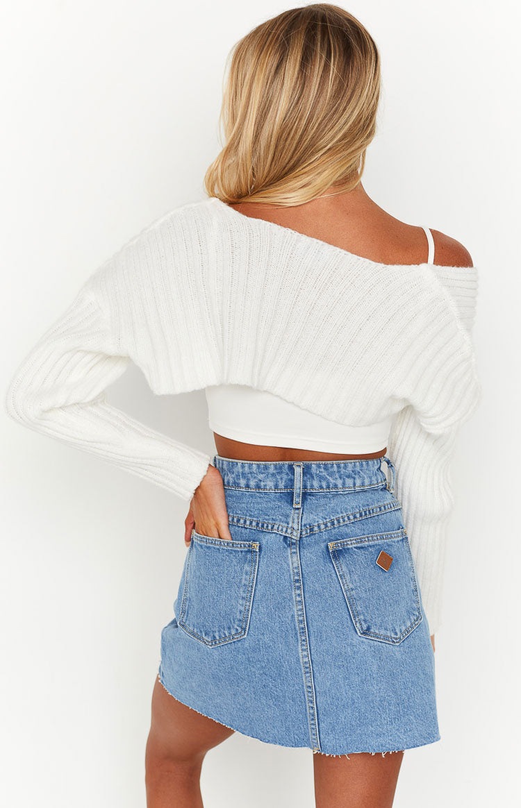 Abrand A Walkin On Blue Aline Skirt