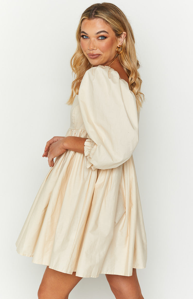 Tiana Cream Mini Dress
