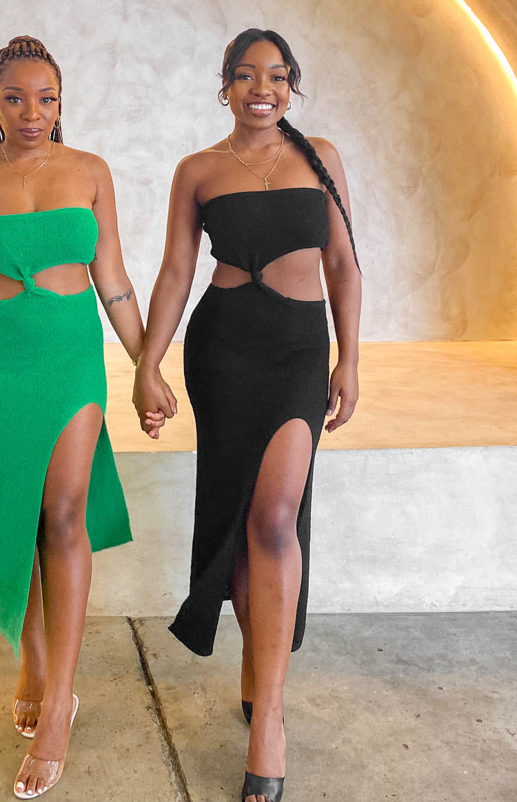 Harbour Black Midi Dress