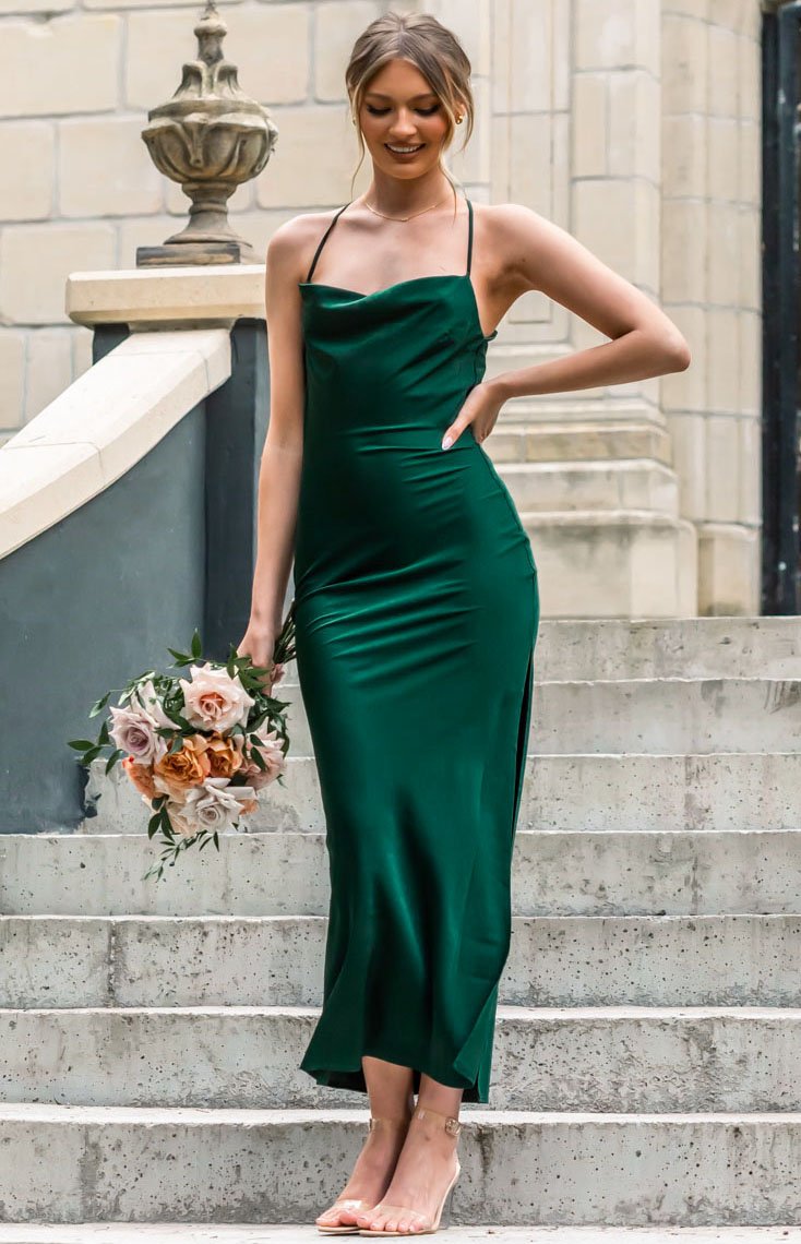 Adina Emerald Maxi Formal Dress
