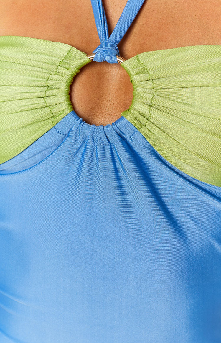 Reign Mini Dress Blue